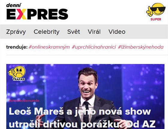 Mediální skupina MAFRA roziuje své portfolio o web Denní Expres. (15. 9. 2015)