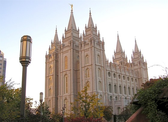 Mormonský chrám v Salt Lake City (ilustraní snímek)