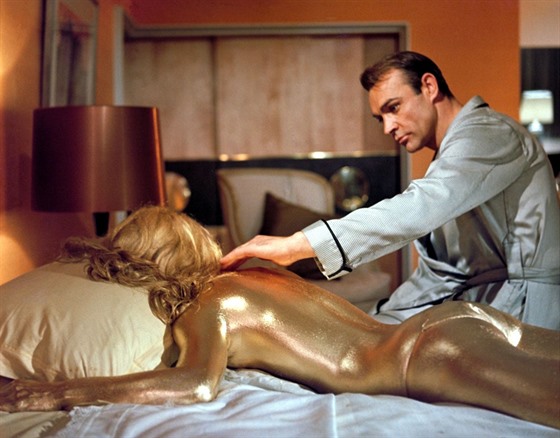 Sean Connery ve filmu Goldfinger