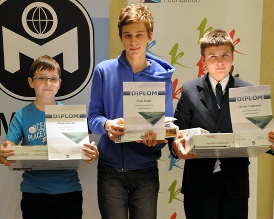 Vítzem logické olympiády se stal estnáctiletý student Pavel Hudec, který má...