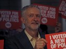 Kandidát na éfa britských labourist Jeremy Corbyn na mítinku v Londýn (10....