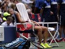 Italská tenistka Roberta Vinciová se soustedí pi finále US Open.