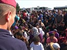 Stovky migrant dorazily z Chorvatska do Maarska