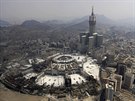 Msto Mekka s velkým mnostvím stavebních jeáb
