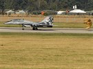 Letoun MiG-29 slovenských vzduných sil na Dnech NATO v Ostrav