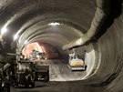 Výstavba tunelového komplexu Blanka - raené tunely Brusnice 6. 3. 2011.