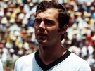 Franz Beckenbauer na mistrovství svta 1970 v Mexiku v dresu západonmecké...