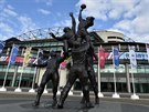 Národní ragbyový stadionTwickenham v Londýn ped zahájením mistrovství svta...