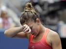 NEDAÍ SE. Simona Halepová v semifinále US Open.