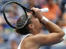 JET NEMَE UVIT. Flavia Pennettaová po vítzném semifinále US Open.