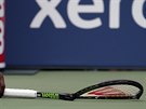 TROSKA. Rozbit raketa Sereny Williamsov v semifinle US Open.
