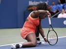 JE ZLE. Serena Williamsová v semifinále US Open.