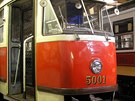 V muzeu MHD ve Steovicích je vystaven vz íslo 5001. Je to první tramvaj...