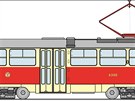 Tramvaj íslo 6340 z roku 1964 byla do Muzea MHD vybrána jako typický...