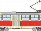 Vz T3SUCS íslo. 7292  je zachován ve stavu z posledního provozního dne....