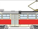 Tramvaj typu T3M s tyristorovou pulzní regulací íslo 8084 - tyristorka