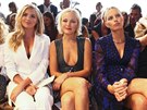 Kate Uptonová, Malin Akermanová a Karolína Kurková na pehlídce Diane von...