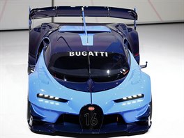 Koncept Bugatti Vision prezentoval koncern Volkswagen na letoním roníku...