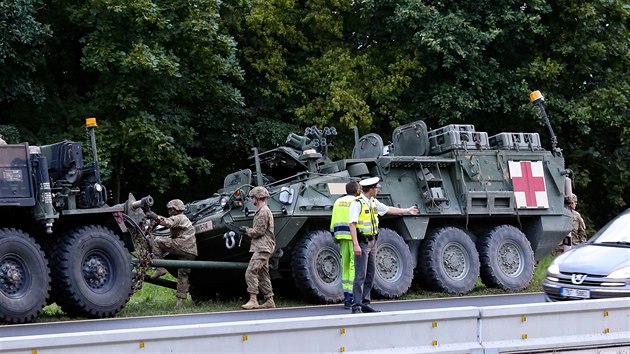 Porucha vozu na 182. kilometru smrem na Brno(13. 9. 2015)