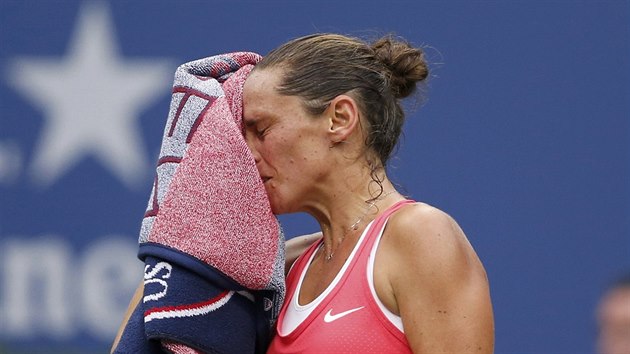 Italsk tenistka Roberta Vinciov si utr pot z ustaran tve ve finle US Open.