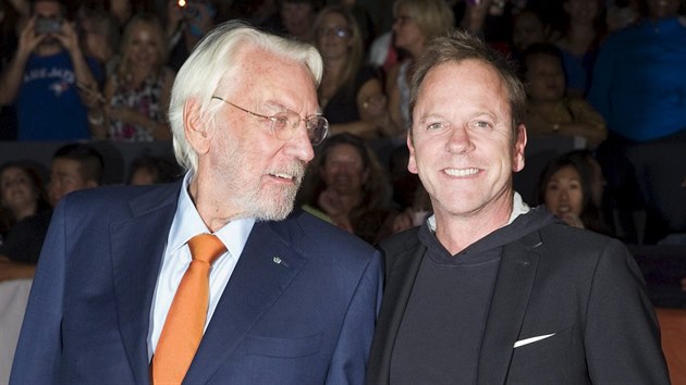 Donald a Kiefer Sutherlandovi (Toronto, 16. z 2015)