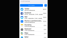 iOS 9 pro iPhony - nechybí monost prohlédnout si, které aplikace nejvíce...