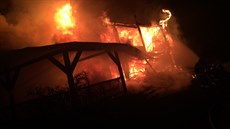 Požár fotbalových šaten v Tísku na Novojičínsku připravil zdejší fotbalisty o...