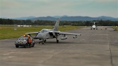 Bojový letoun Tornado britského Královského letectva na Dnech NATO v Ostrav