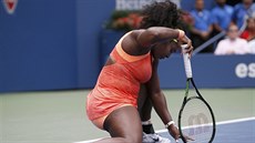 JE ZLE. Serena Williamsová v semifinále US Open.