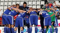 Olomou�tí fotbalisté se chystají na utkání s Jihlavou.