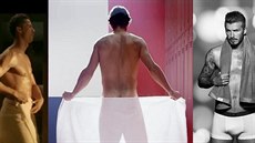 Cristiano Ronaldo, Rafael Nadal a David Beckham v reklamách na parfém a prádlo