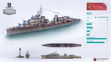 World of Wasrhips - sovtsk torpdoborce