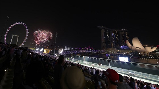 Velká cena Singapuru 2015.