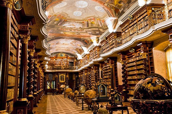 Barokní knihovna pražského Klementina zvítězila v anketě o nejkrásnější knihovnu