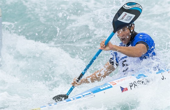 Jií Prskavec na mistrovství svta ve vodním slalomu v Londýn.