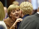 Nmecká kancléka Angela Merkelová na summitu k migraní krizi v Bruselu (23....