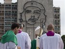 Pape Frantiek na námstí Revoluce v Havan (20. 9. 2015)