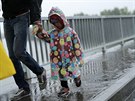 Uprchlíci v Chorvatsku za silného det smují k hranicím s Maarskem (24....