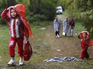 Uprchlíci v Chorvatsku (24. záí 2015)