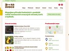 Úvodní strana webu na-ovoce.cz