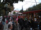 MHD slaví 140 let a historické tramvaje v prvodu na trase Smetanovo nábeí -...