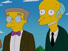 Waylon Smithers a Montgomery Burns ze seriálu Simpsonovi