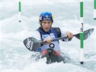 Vavinec Hradilek na mistrovství svta ve vodním slalomu v Londýn.