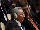 Valného shromádní OSN se zúastnil i kubánský vdce Raúl Castro (28. záí...