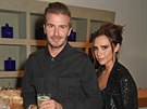 David Beckham a Victoria Beckhamová  (Londýn, 22. záí 2015)