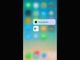 3D Touch: kontextov nabdka zznamnku.