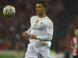 Cristiano Ronaldo v utkn na hiti Bilbaa.