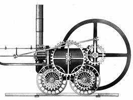 Prvn parn lokomotivu na svt postavil Richard Trevithick roku 1804.