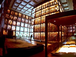Knihovna nazvaná Beinecke Rare Book & Manuscript Library je součástí univerzity...