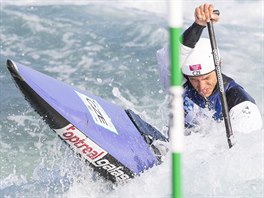 Stanislav Jeek na mistrovstv svta ve vodnm slalomu v Londn.